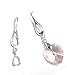 2 pcs .925 Rhodium .925 Sterling Silver Earring Connector French Hook Dangle Bail Pinch Bead Clasp/Findings/Bright