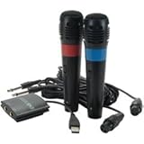 Wired 4-In-1 Video Game Microphones for Wii Xbox 360 PS3