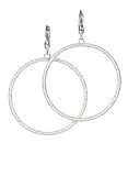 Stardust Hanging Hoop Earrings