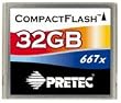 Pretec 32GB Compact Flash Card 667X - Get One 34 in 1 Card Reader for Free