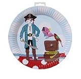 Talking Tables Pirate Party Plate, Pack of 8