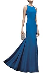 Sleeveless Sheath Natural   Waistline Chiffon Backless Evening Dress/Bridesmaid Dress/Pageant Dress 