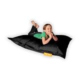 Kids BAZ BAG Beanbag Chair BLACK - Outdoor & Indoor use (water resistant)