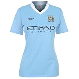 Umbro Manchester City Home Shirt 2011 2012 Ladies Blue Moon 10 (S)