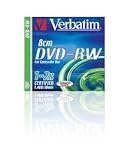 Review VERBATIM CORPORATION  / Verbatim DVD-RW (1.4Gb 8cm single sided 30min) - Pk 1