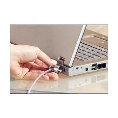 VisorTech Notebookschloss Safety Lock, gumm. Stahlkabel 1.8m