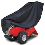 Classic Accessories Rototiller Cover - Black, Fits Most Rototillers up to 46in.L x 22in.W; 41in.H (Back), 17in.H (Front), Model# 52-040-010401-00