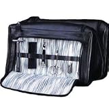 Men's Travel Toiletry Bag w/ 5 pc Manicure Set - Black