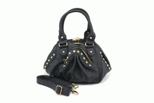 がまぐちスタッズ アンティークボストンバッグ[CODE:0046102]