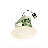 American Lighting LD4-E26-30-WH White Recessed LED Ceiling Light Fixture, 4-Inch
