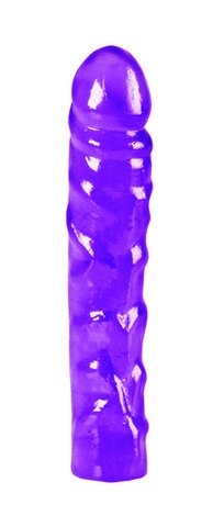 7.5 inch lavender translucent gel dildo