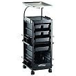 KAYLINE SmartKart Chemical Service Station in Black with Basic Chemical ServiceTray (Model: SM100)