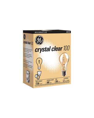 GE 97489-24 Crystal Clear 100-Watt 24-Pack
