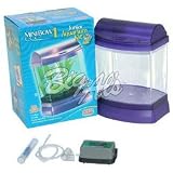 AquariumKitJunior,1GallonAcrylicwithPatentedBasetoConcealAirPump