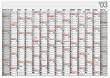 Wandkalender 98x68cm