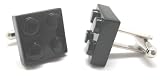 Metal Black Lego King Piece Cufflinks Cuff Links Novelty Party Nerdy C1