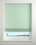 Light Green - Plain Eyelet Edge Roller Blind / Blinds - 60x160cm