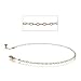 Ladies Ankle Bracelet w/ Breast Cancer Pendant 9-10 Inch Adjustable