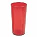 NEW, 20 oz. Restaurant Tumbler Beverage Cup, Stackable Cups, Break-Resistant Commmerical Plastic, Set of 6 - Ruby Red