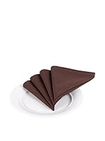 Bottega Tessile Set Servilleta 4 Uds. (Marrón Oscuro)