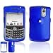 SOLID BLUE SNAP-ON COVER HARD CASE PROTECTOR for BLACKBERRY CURVE 8300 / 8310 / 8320 /8330