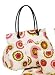 Murval of Paris Canvas Tote Handbag - Pink Vintage Flowers Large Tote!
