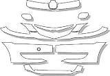 3M Lackschutz Folie Frontschutzset transparent incl. Ladekante (Mazda 3)