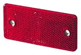 HELLA 003326001 3326 Series Red Rectangular Reflex Reflector