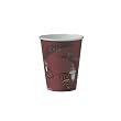 Solo 378SI-0041 8 oz Bistro Single Sided Poly Paper Hot Cup (20 Packs of 50 cups)