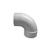Genova Products 72966 90? Sanitary Street Elbow Pipe Fitting, 6"