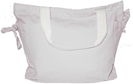 Custom Personalized 16" Cotton Tote Bag with Drawstring Side Pockets (Personalized, White)