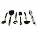 Silvermark 6-Pc Silicone Tool Set Black