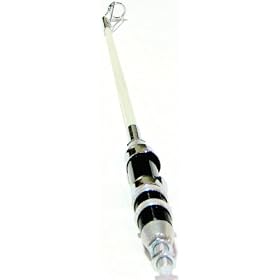 Cajun Aluminum Spinning Reel Mount w/ Glass Fishing Rod, Accessories, Archery