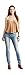 Aeropostale Women's Light Wash Destroyed Skinny Jean