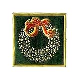 Star Wreath Embossed Sticker Seals