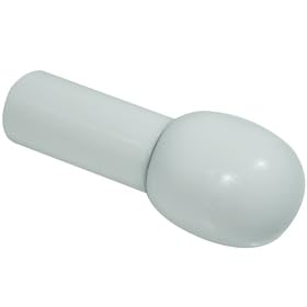 Europa Mushroom Rolling Cane Tip 1 2 inch White