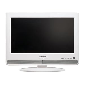 Toshiba 15LV506 15.6-Inch Widescreen LCD TV with Built in DVD, White