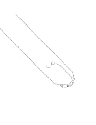14k White Gold Cable Chain 22inches
