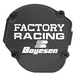 02-12 SUZUKI RM85: BOYESEN IGNITION COVER - BLACK (BLACK) by Boyesen