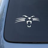 Panther Face - Car, Truck, Notebook, Vinyl Decal Sticker #2592 | Vinyl Color: White