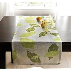 Tischl�ufer "Gr�ne Bl�tter"