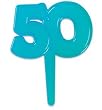 50th Birthday Cupcake Picks - 12 Picks