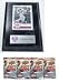Chase Utley Philadelphia Phillies Card plaque with 4 packs of Trading Cards
