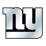 New York Giants Silver Car Emblem