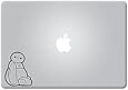 Baymax Sitting Small Big Hero 6 Disney Apple Macbook Decal Vinyl Sticker Apple Mac Air Pro Retina Laptop sticker