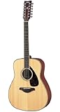 Yamaha FG720S-12 Solid Top 12-String Acoustic Guitar, Mahogany