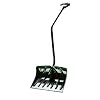 Suncast SC3250 18-Inch Snow Shovel/Pusher Combo with Ergonomic Shaped Handle And Wear Strip, Green