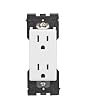 Leviton Renu Tamper-Resistant Outlet RER15-WW, 15A-125VAC, in White on White