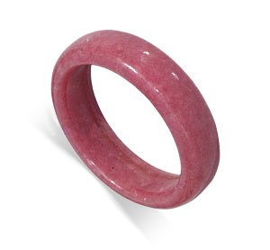 Rhodonite Band Gemstone Ring