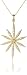 Mizuki 14Kt Chain Charm Long Icicle Flower Diamond Pendant Necklace (.25Ct), 18